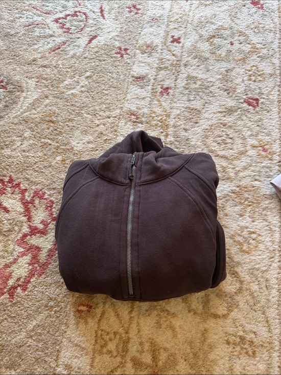 lululemon athletica Tops - lululemon athletica Full-Zip Jacket in Dark Brown